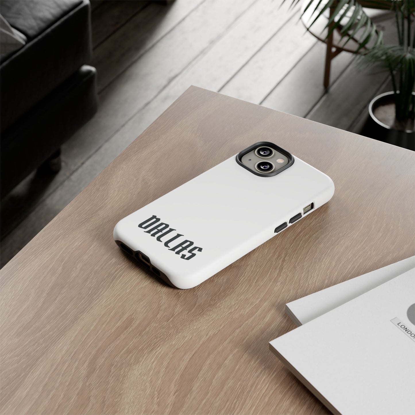 Dallas Gothic iPhone White Cases
