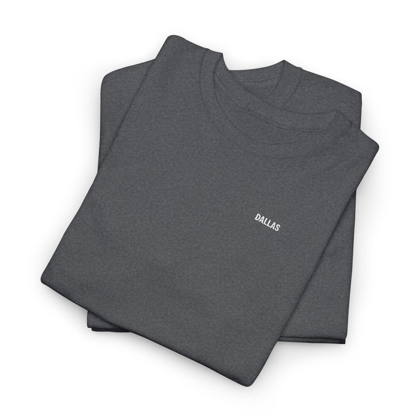 T-Shirt — Minimal 'SMILE' Chest Logo Tee, Small Script Graphic
