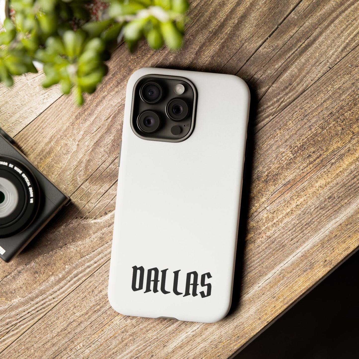 Dallas Gothic iPhone White Cases