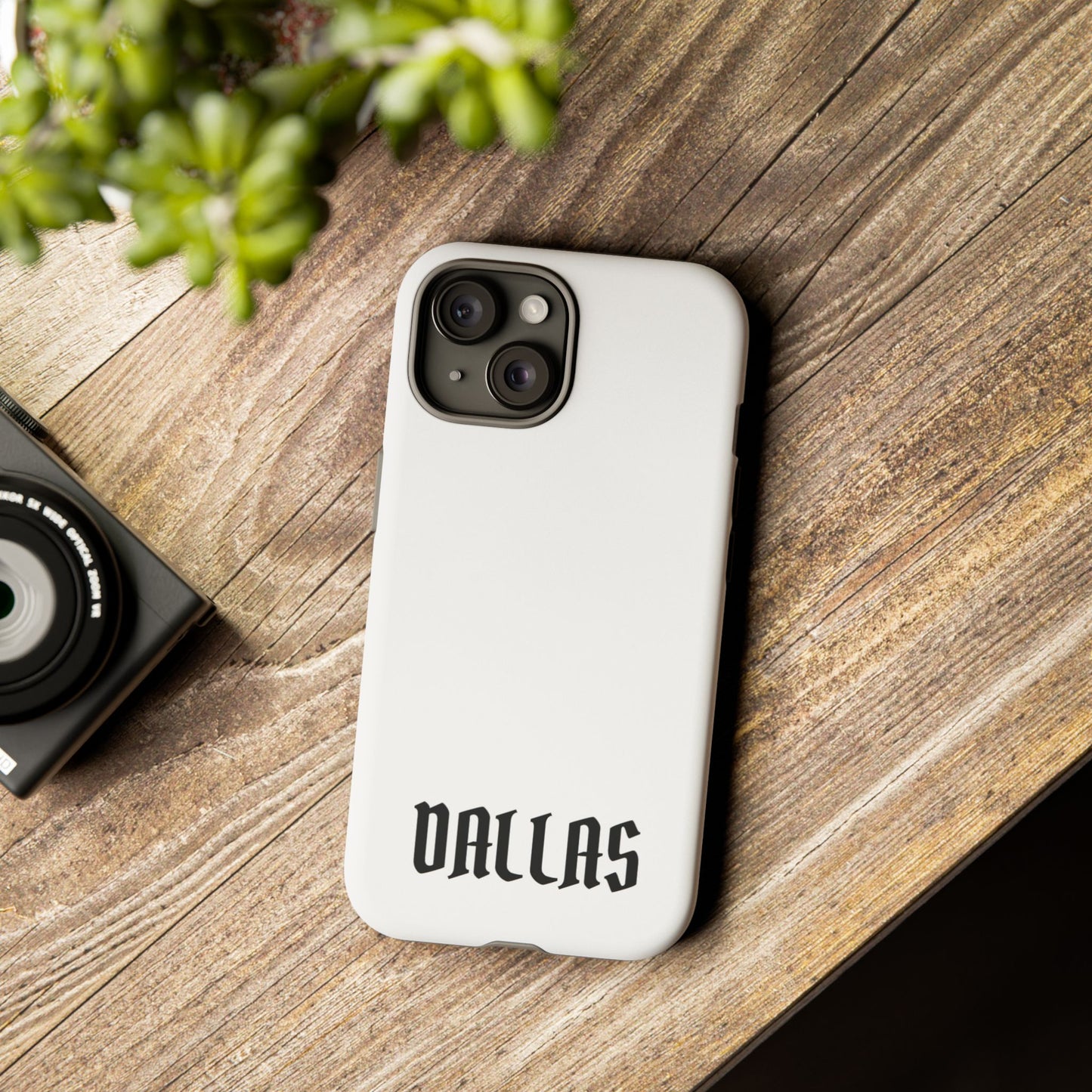 Dallas Gothic iPhone White Cases