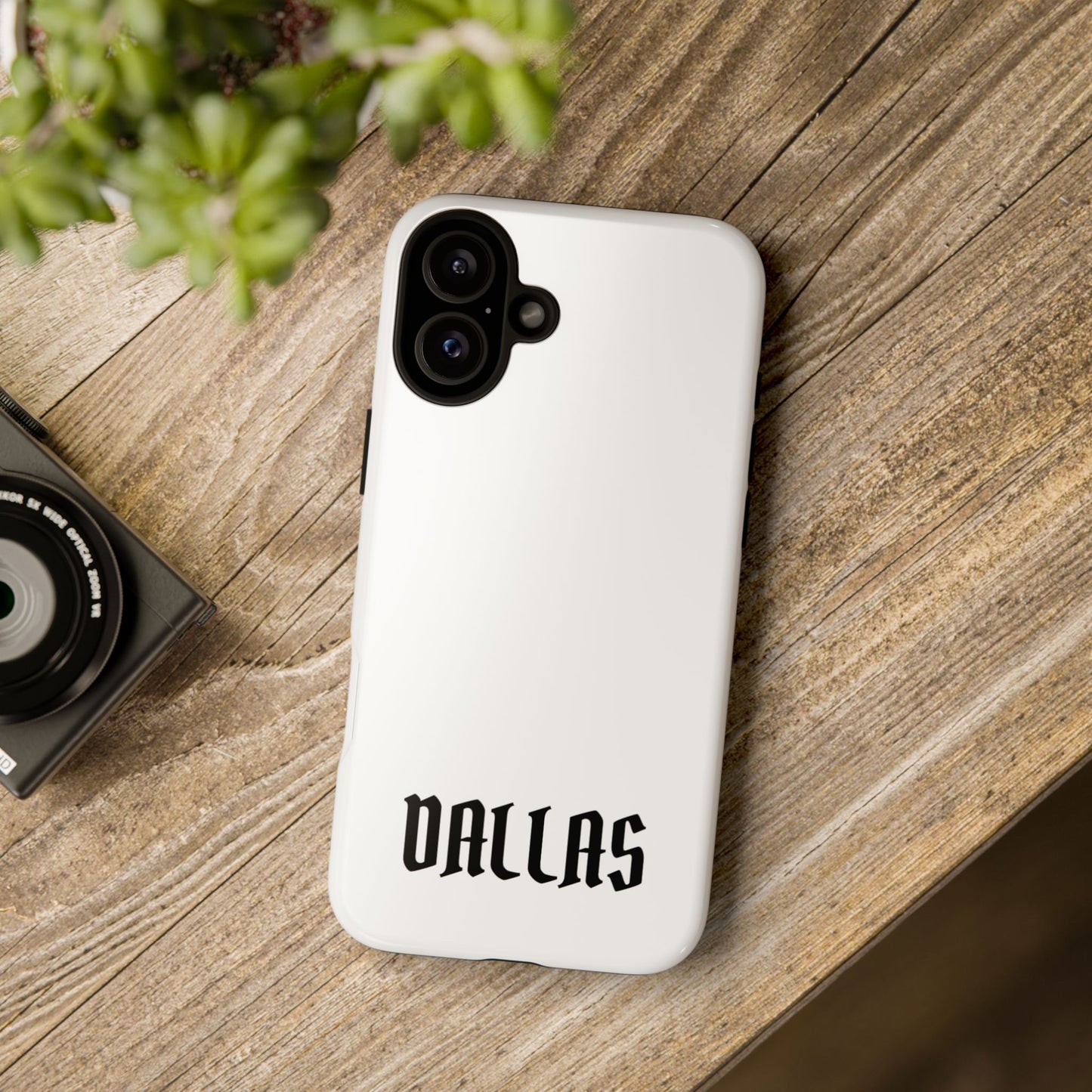 Dallas Gothic iPhone White Cases