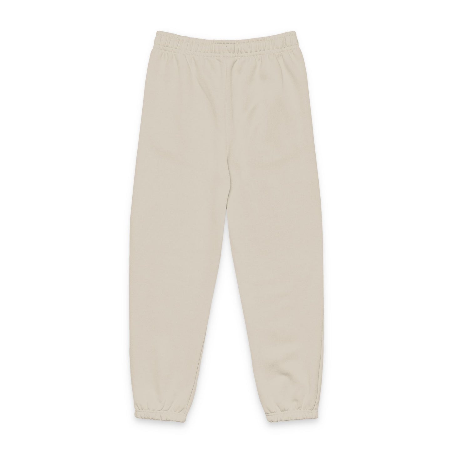 Minimalist 'Dallas' Logo Sweatpants — Neutral Cozy Joggers