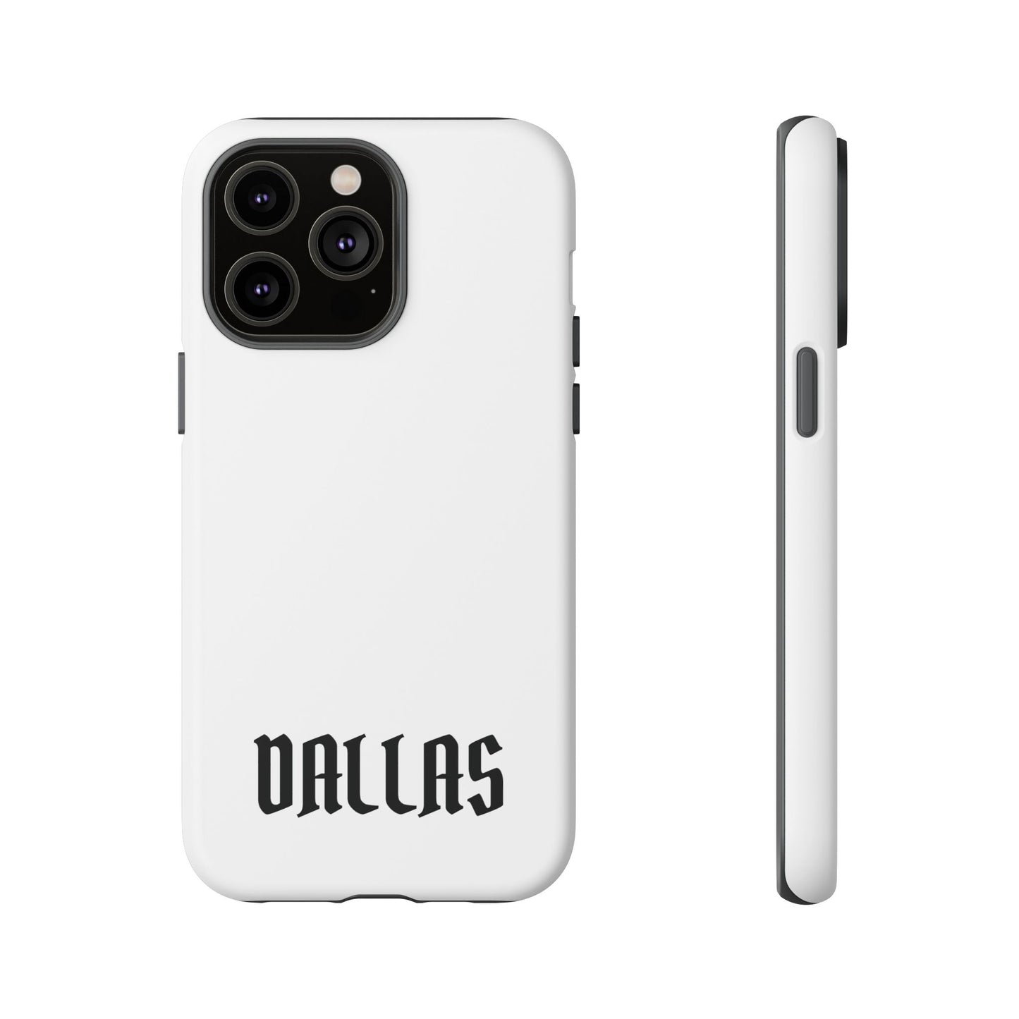 Dallas Gothic iPhone White Cases