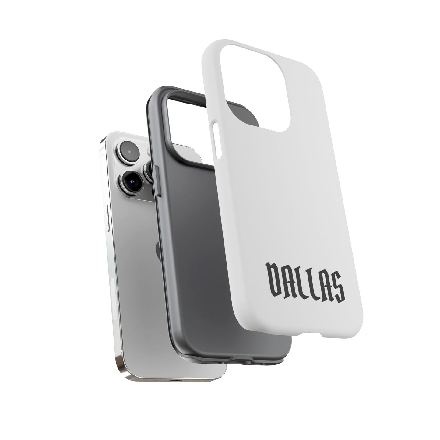 Dallas Gothic iPhone White Cases