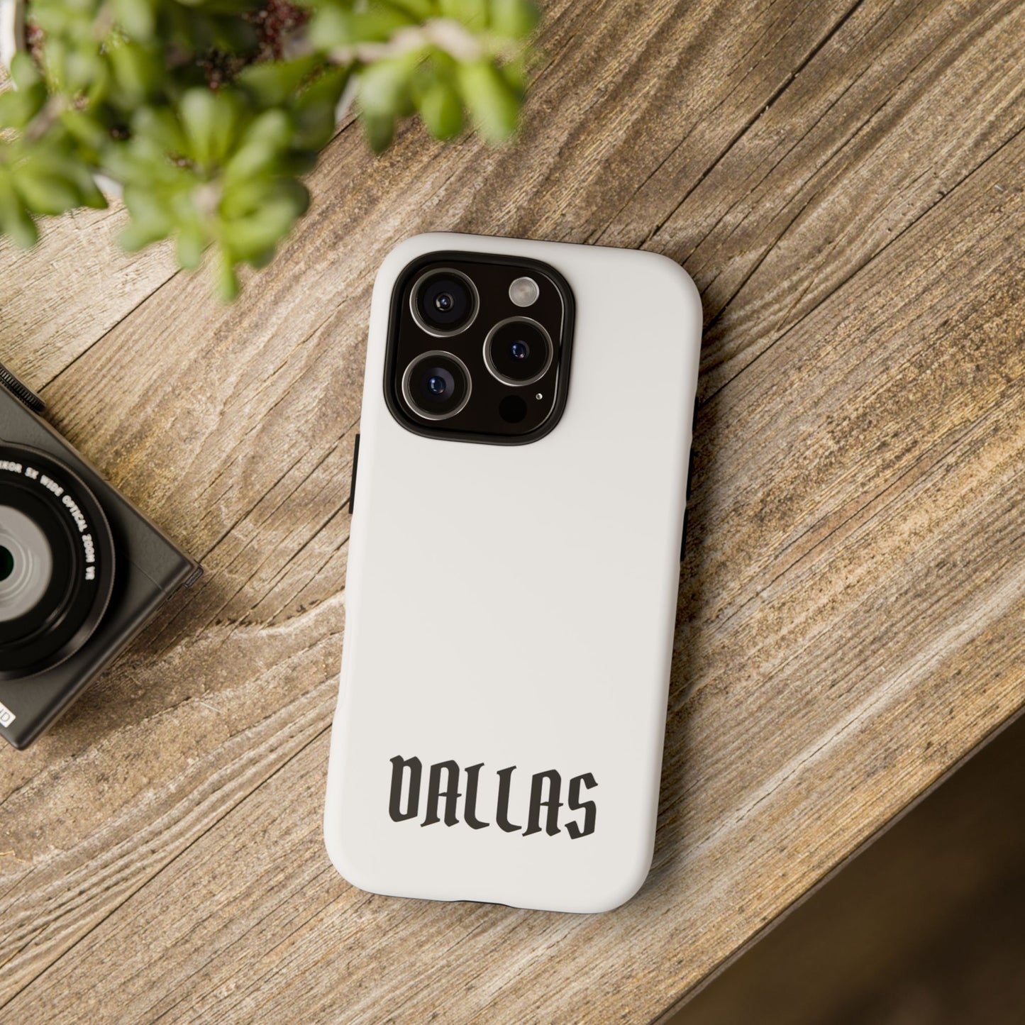 Dallas Gothic iPhone White Cases