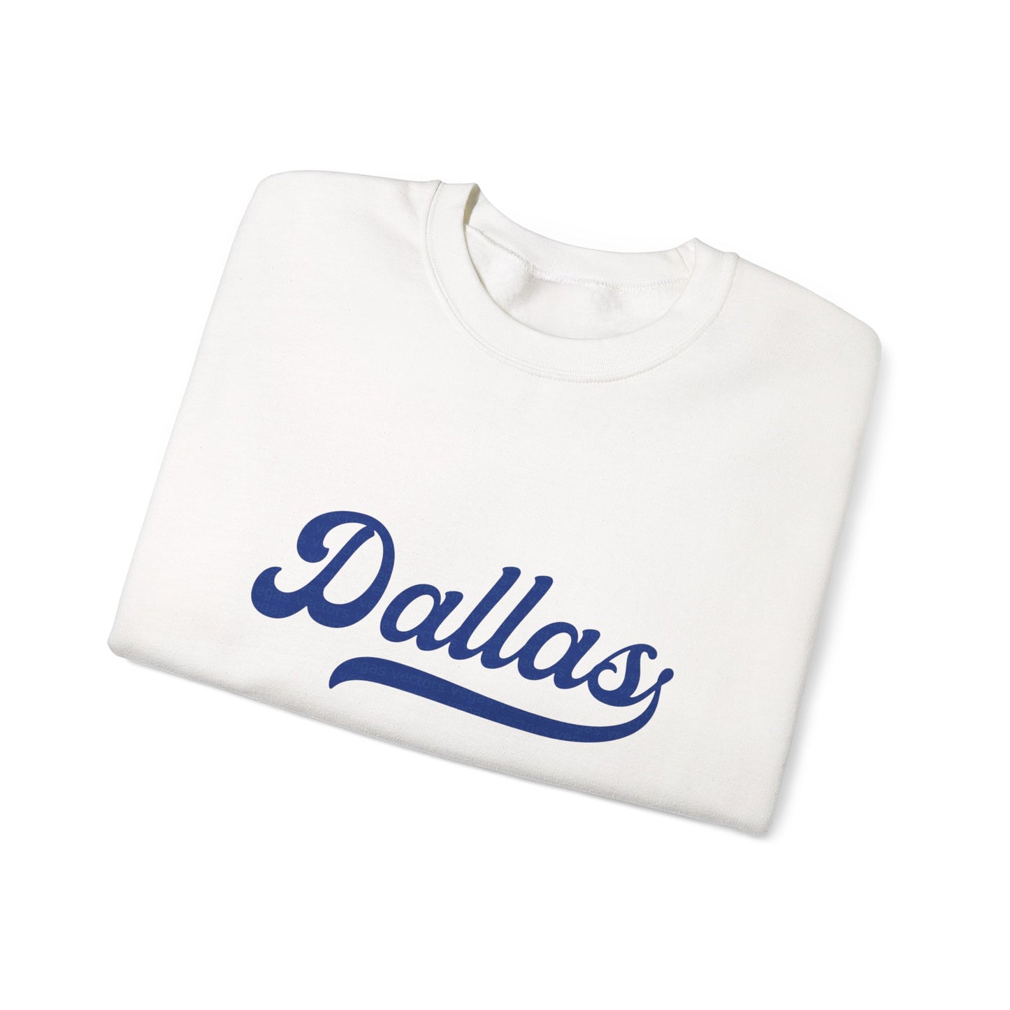 Dallas Navy Script Sweatshirt — City Edition