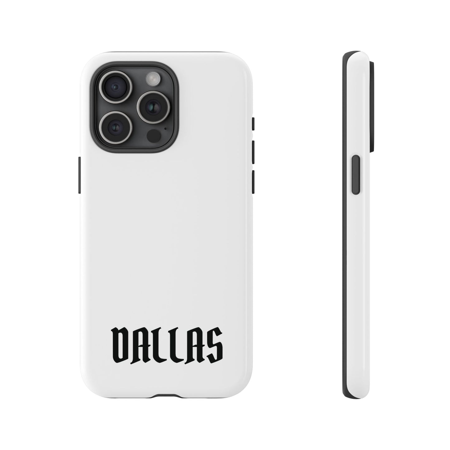 Dallas Gothic iPhone White Cases