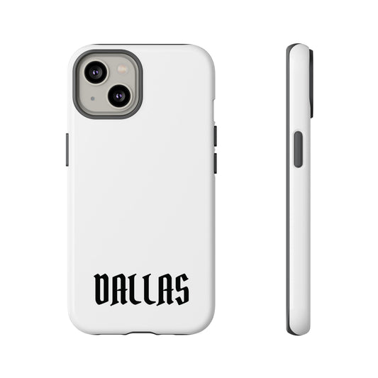 Dallas Gothic iPhone White Cases