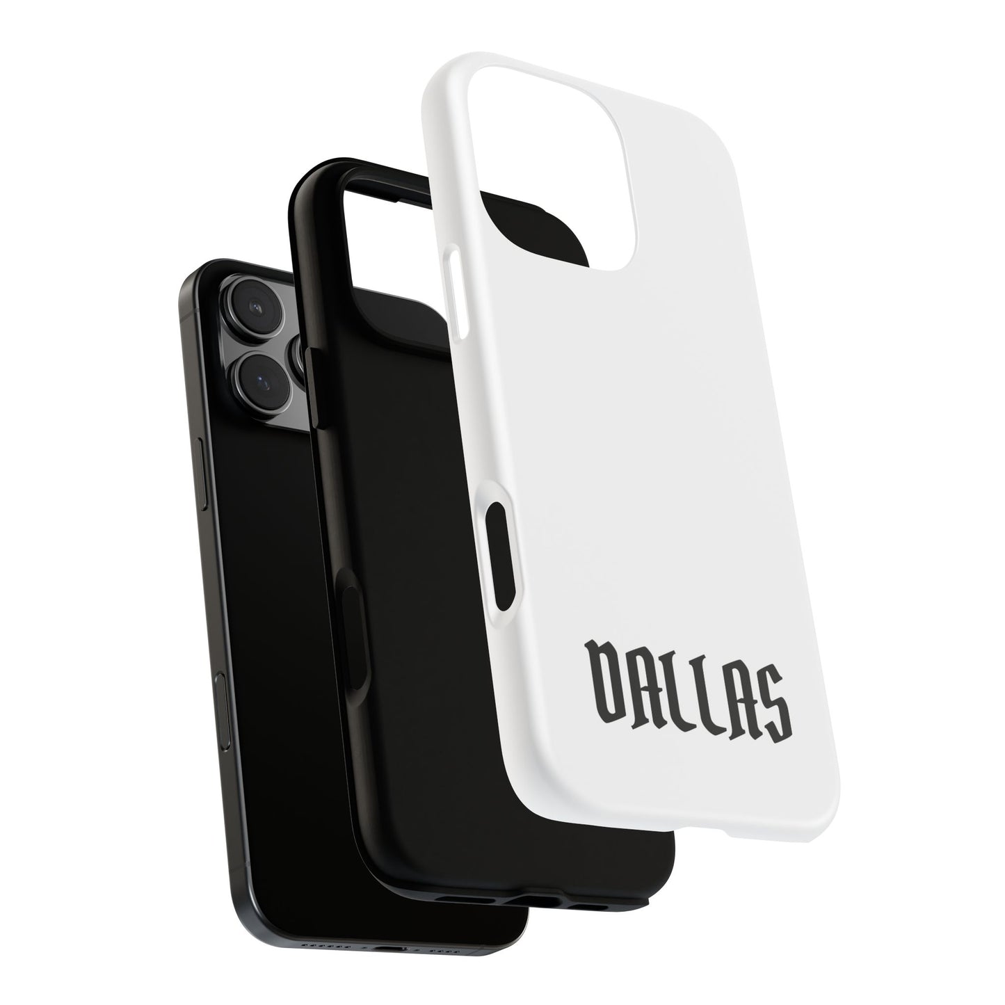 Dallas Gothic iPhone White Cases
