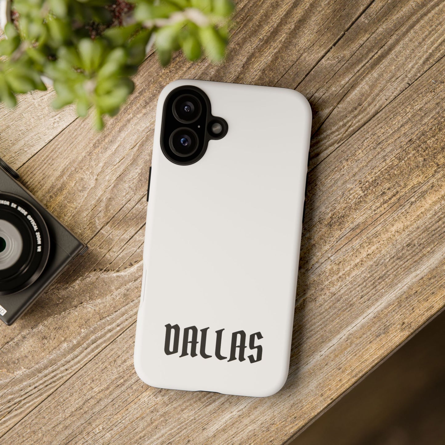 Dallas Gothic iPhone White Cases