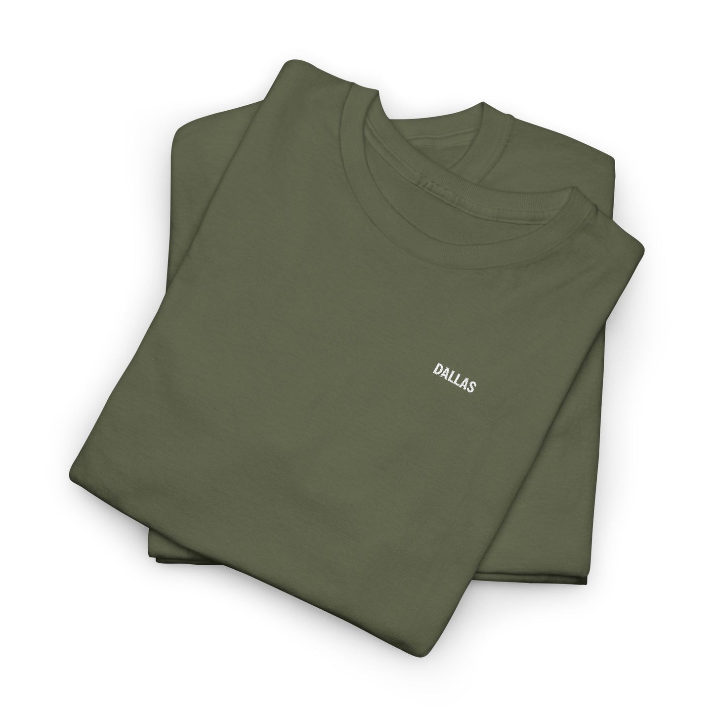 T-Shirt — Minimal 'SMILE' Chest Logo Tee, Small Script Graphic