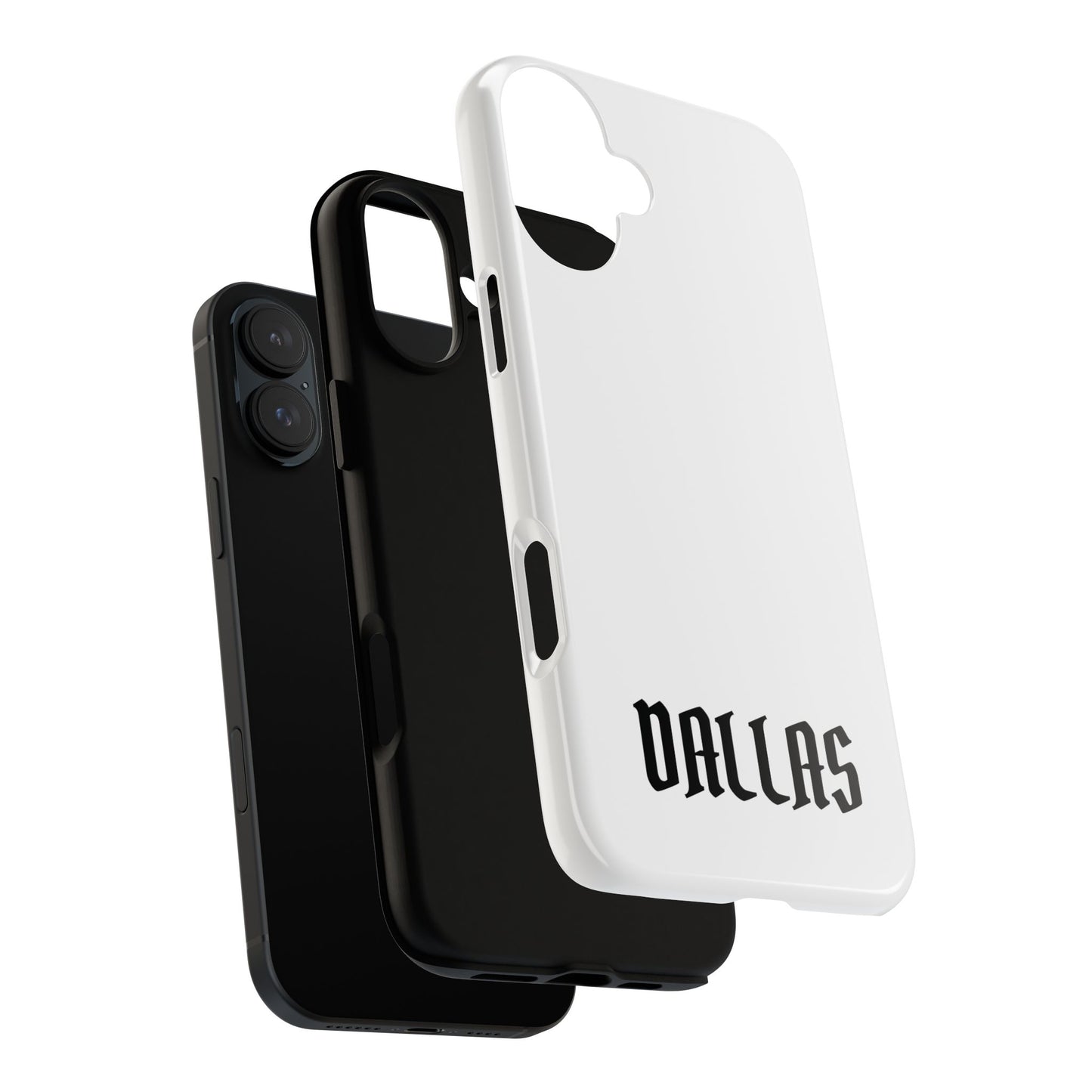 Dallas Gothic iPhone White Cases
