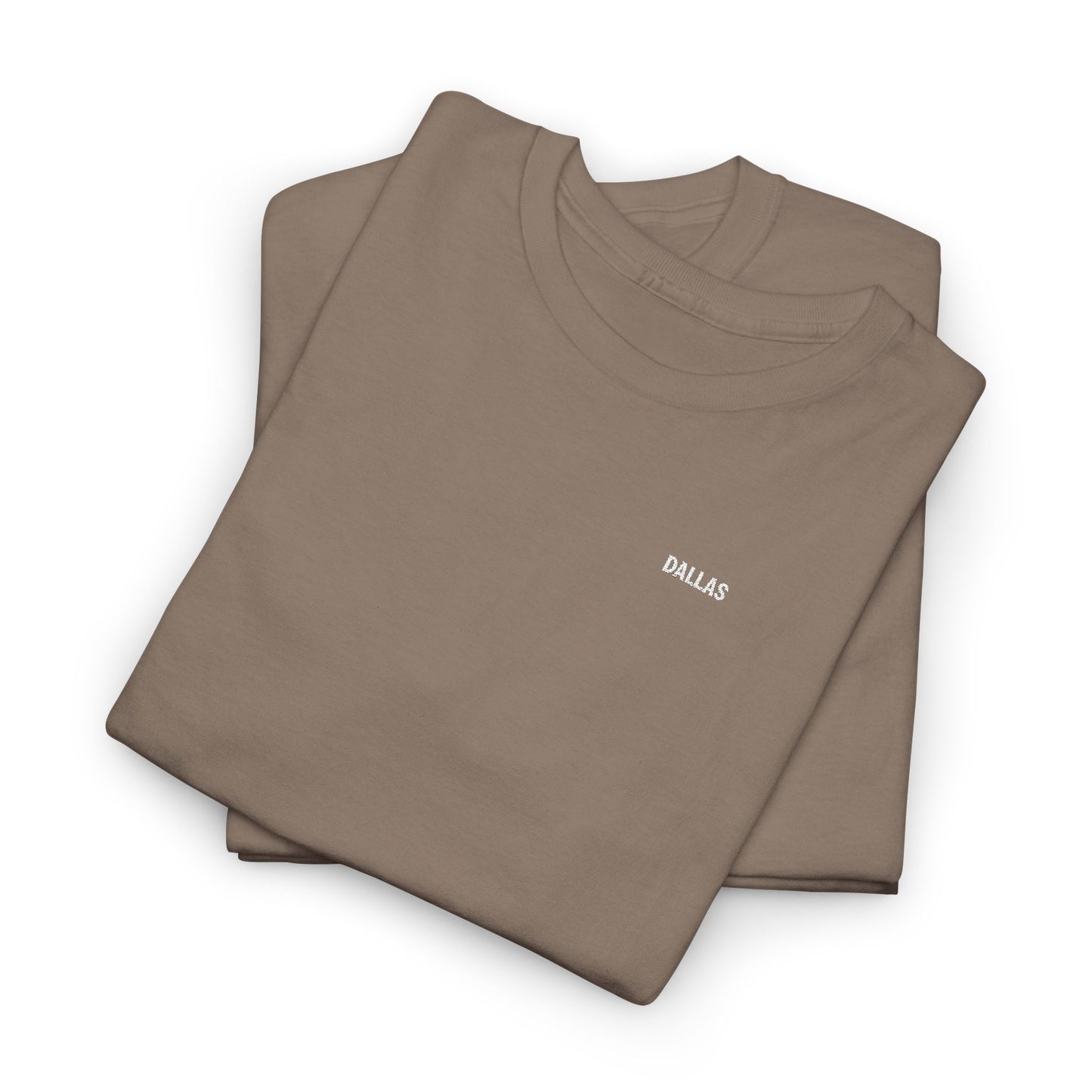 T-Shirt — Minimal 'SMILE' Chest Logo Tee, Small Script Graphic