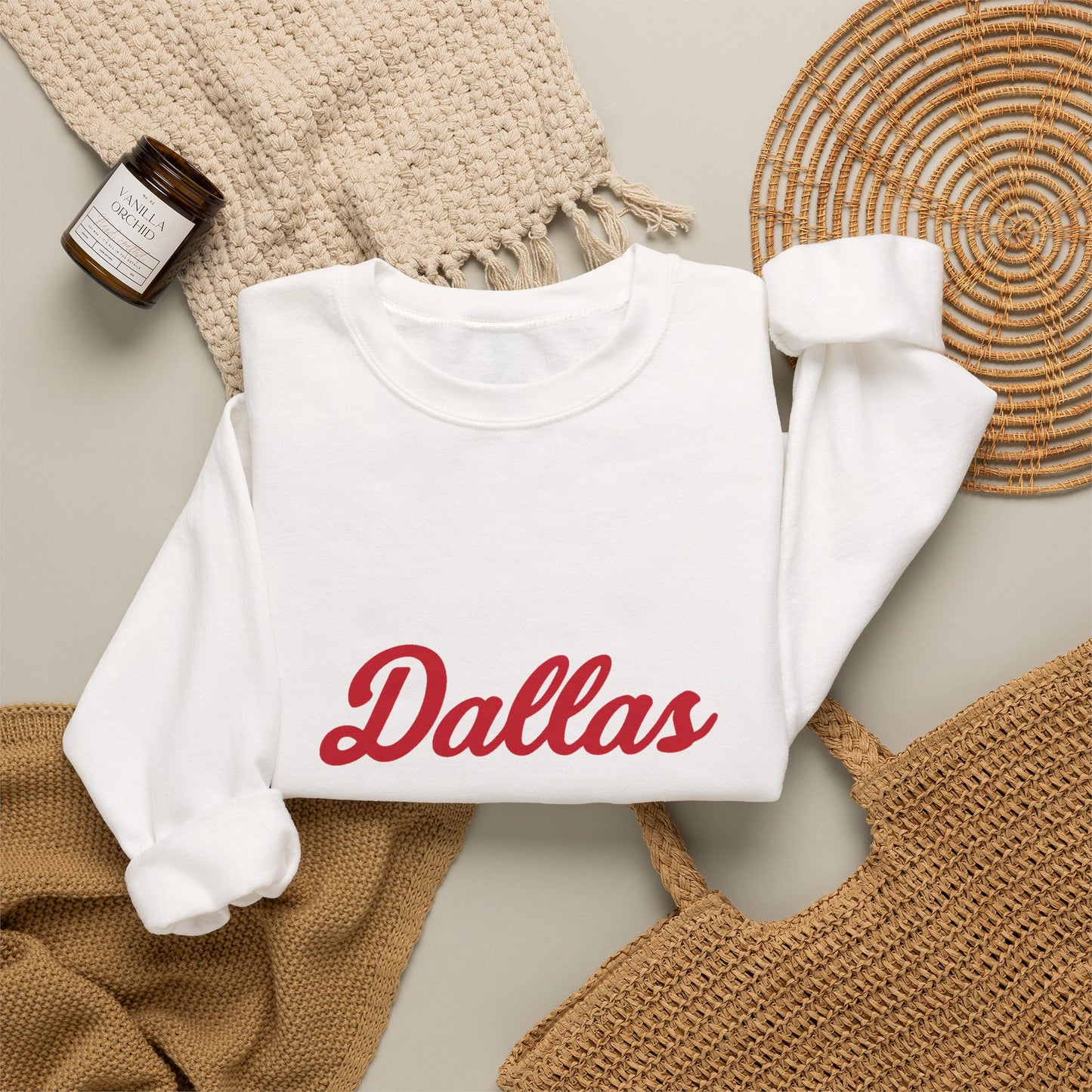Dallas Script Sweatshirt – Sorority Edition