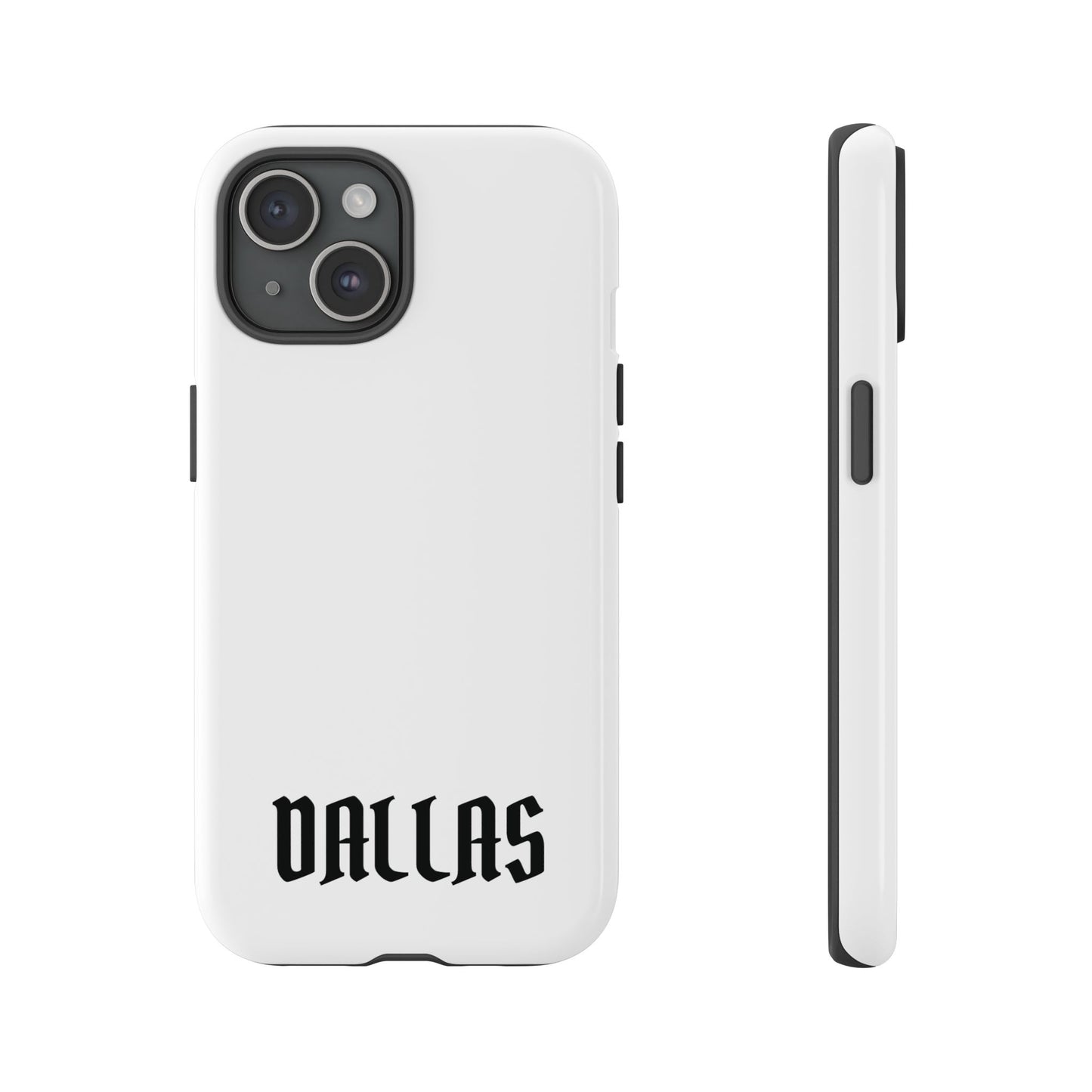 Dallas Gothic iPhone White Cases