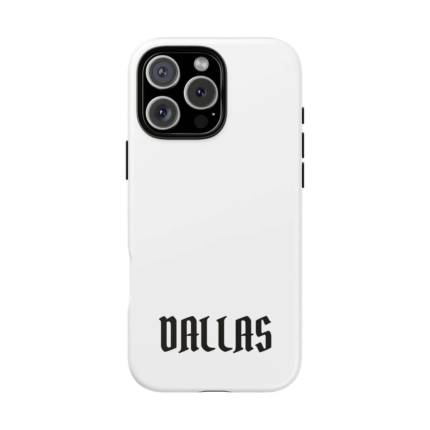 Dallas Gothic iPhone White Cases
