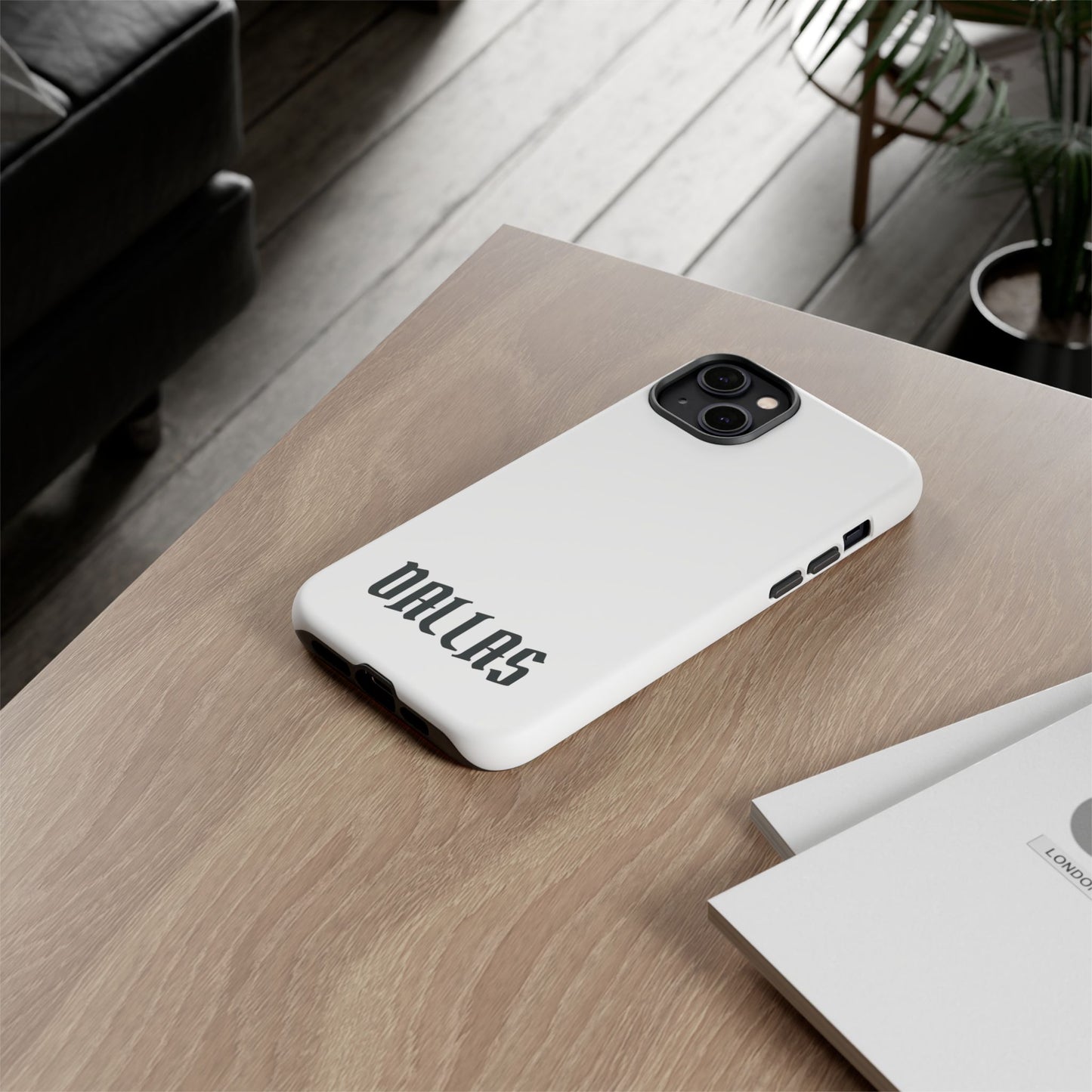 Dallas Gothic iPhone White Cases