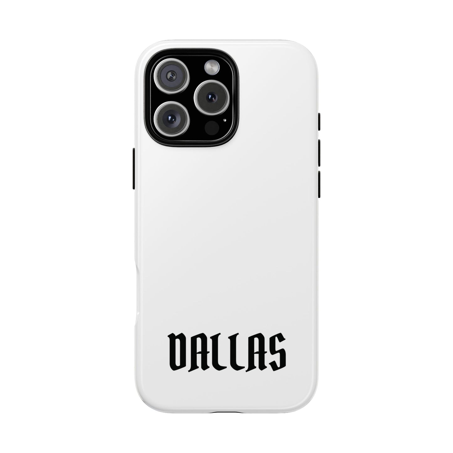 Dallas Gothic iPhone White Cases