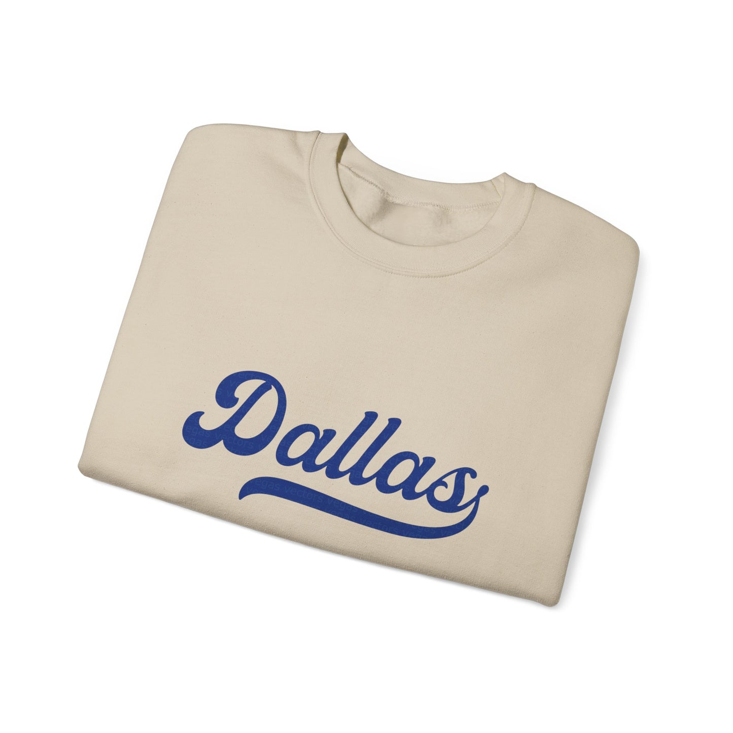 Dallas Navy Script Sweatshirt — City Edition