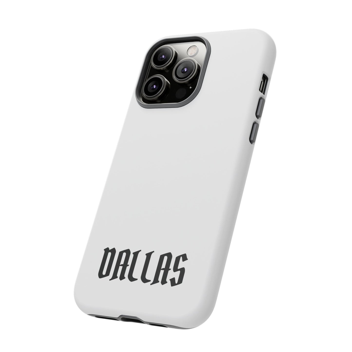 Dallas Gothic iPhone White Cases