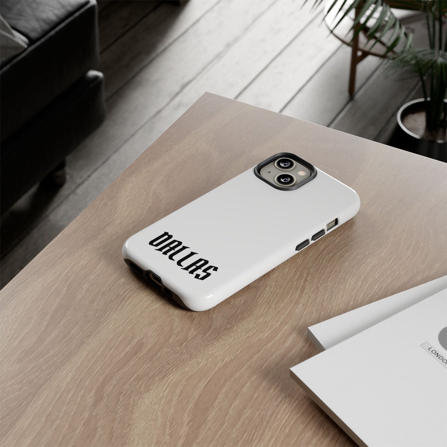 Dallas Gothic iPhone White Cases