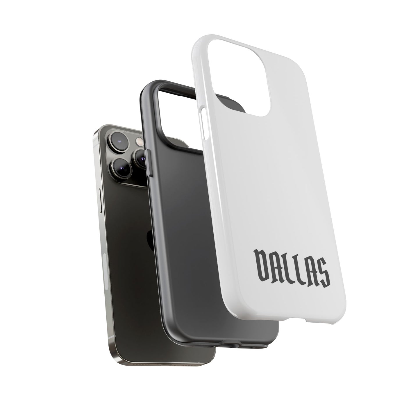 Dallas Gothic iPhone White Cases