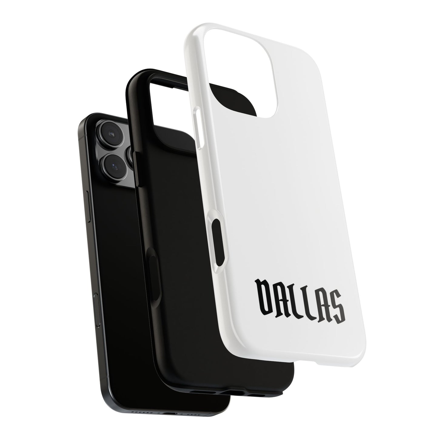 Dallas Gothic iPhone White Cases