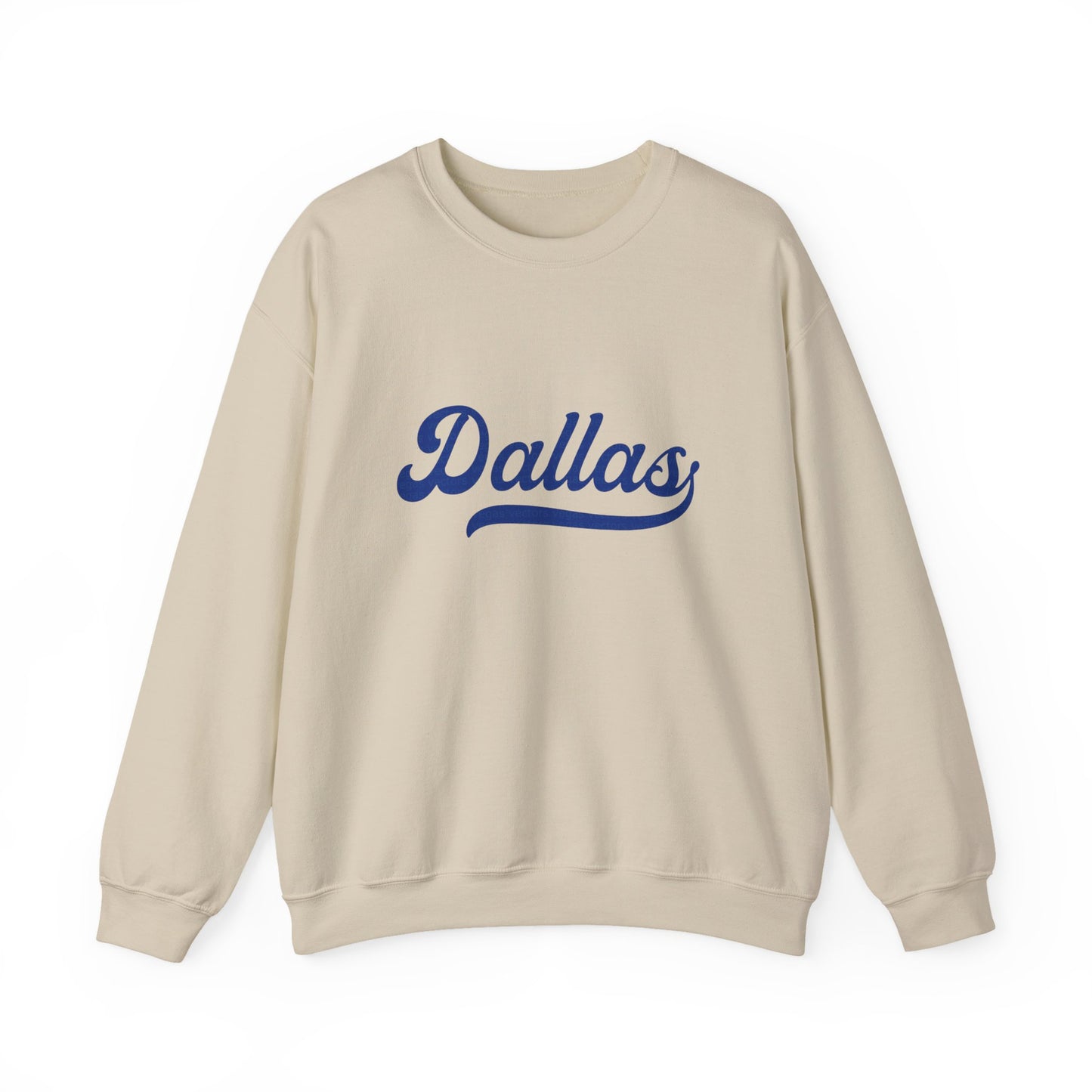 Dallas Navy Script Sweatshirt — City Edition