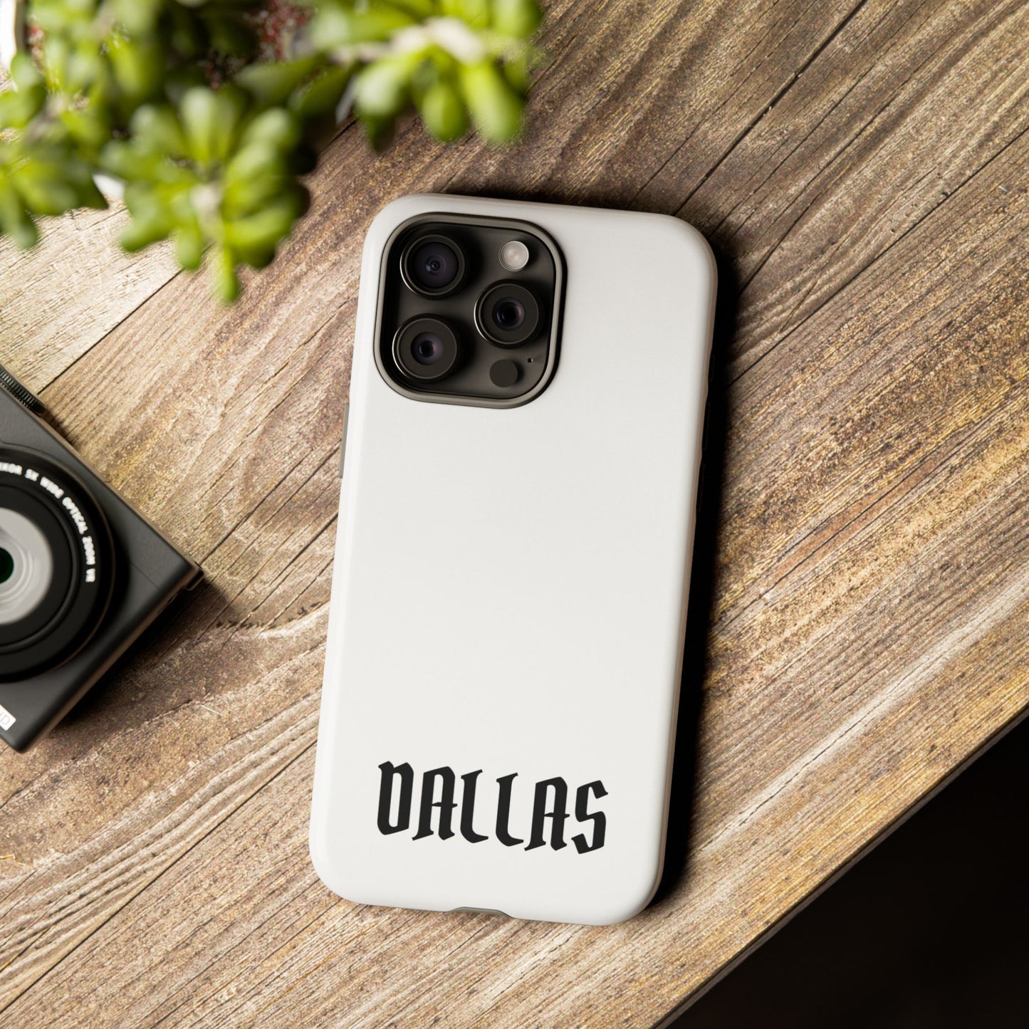 Dallas Gothic iPhone White Cases