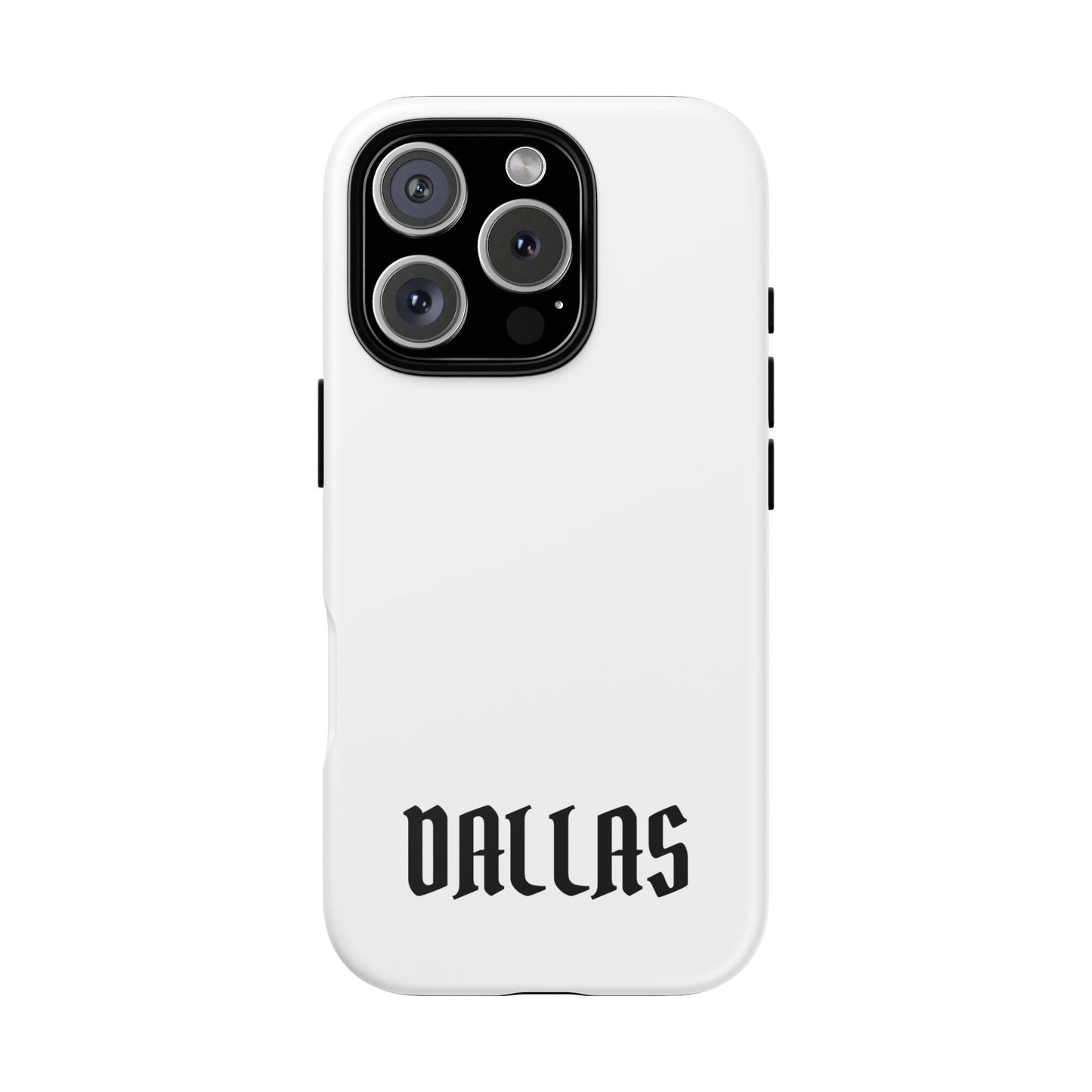 Dallas Gothic iPhone White Cases