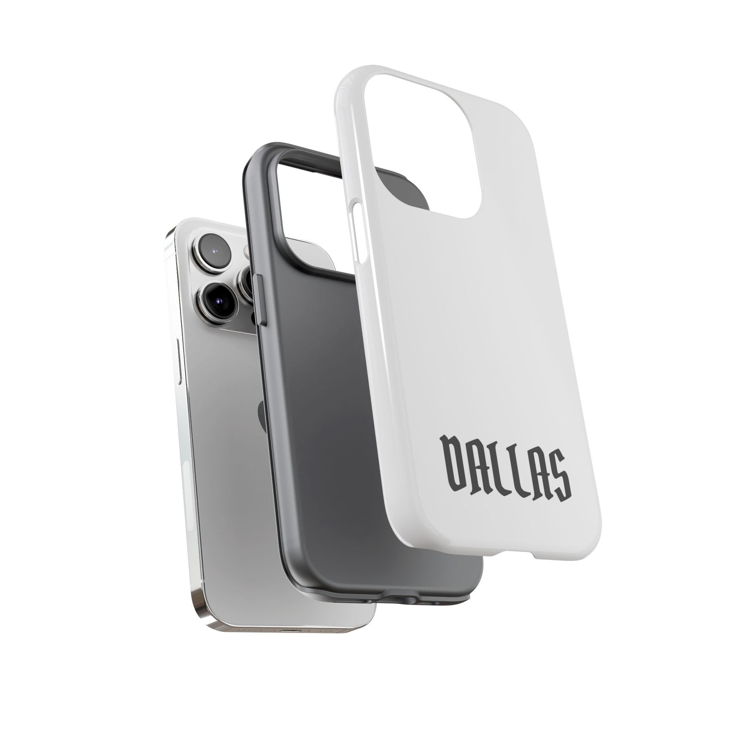 Dallas Gothic iPhone White Cases