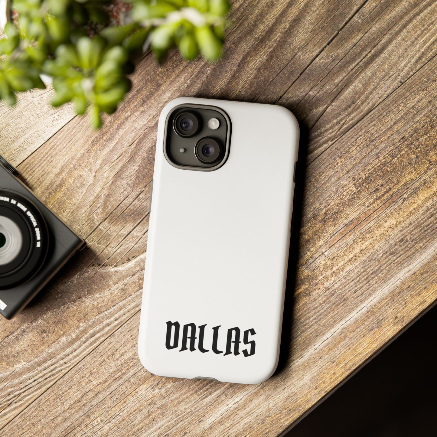 Dallas Gothic iPhone White Cases