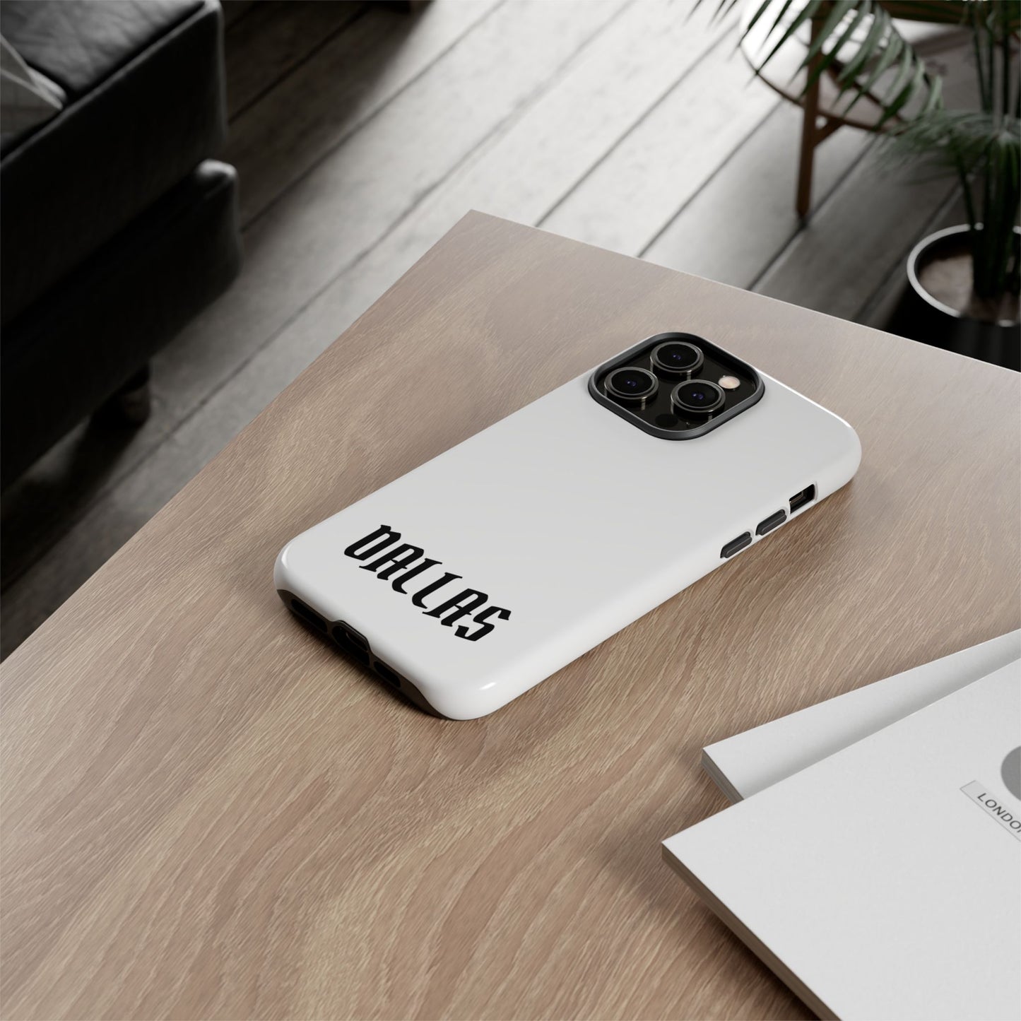 Dallas Gothic iPhone White Cases