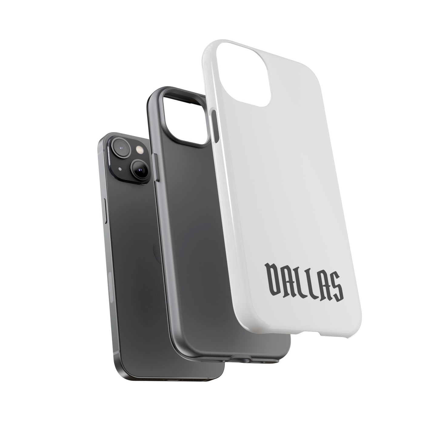 Dallas Gothic iPhone White Cases