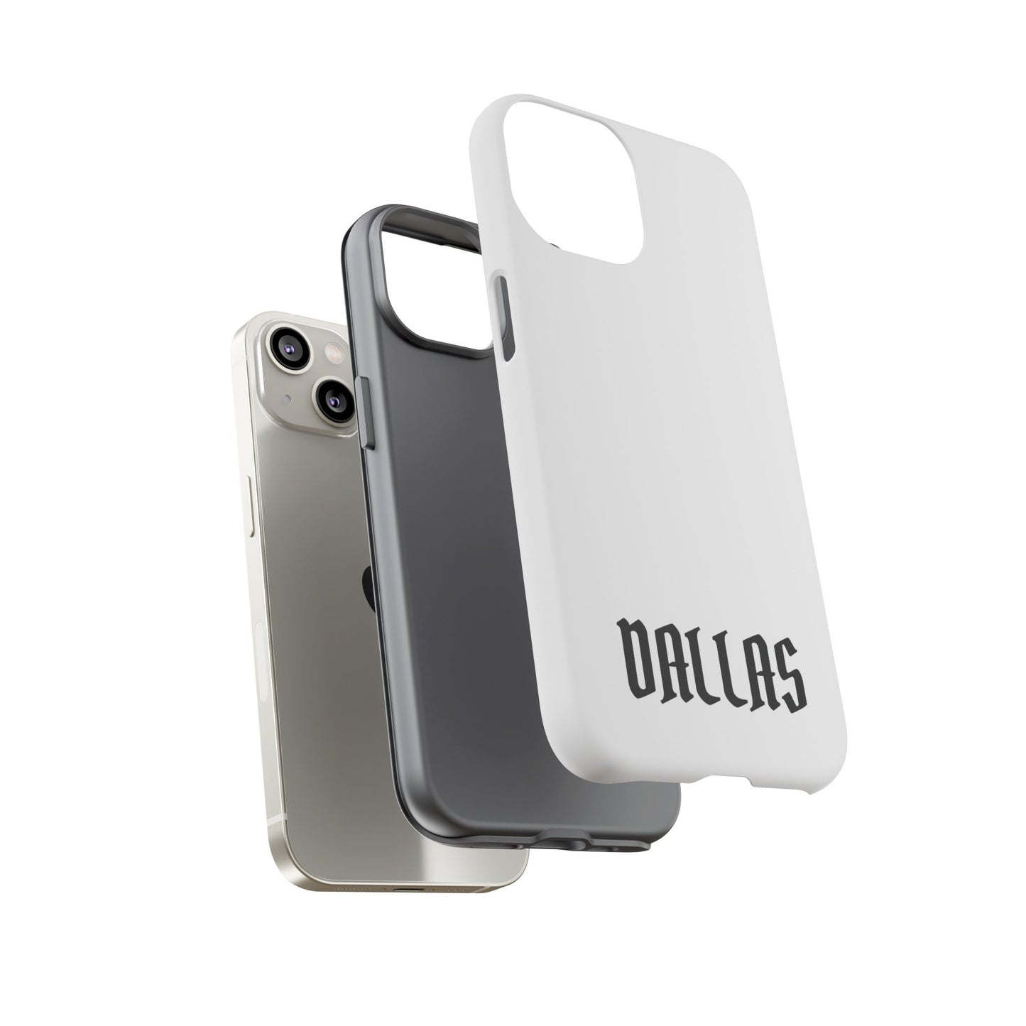 Dallas Gothic iPhone White Cases