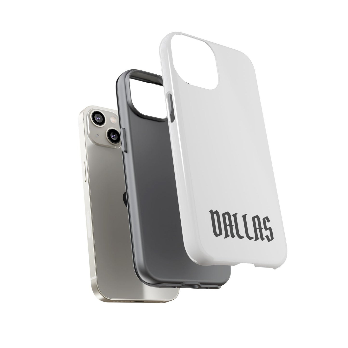 Dallas Gothic iPhone White Cases