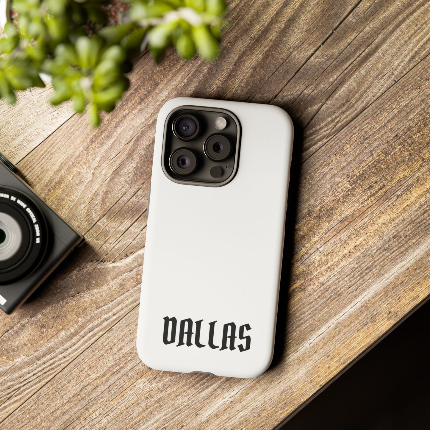 Dallas Gothic iPhone White Cases