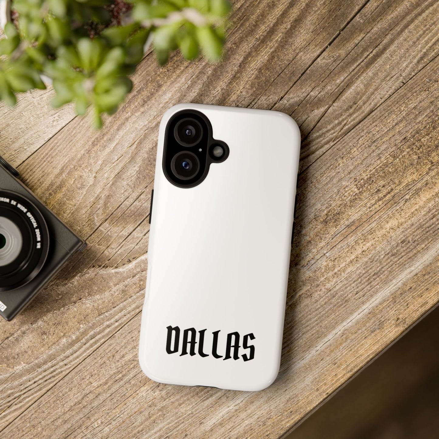 Dallas Gothic iPhone White Cases