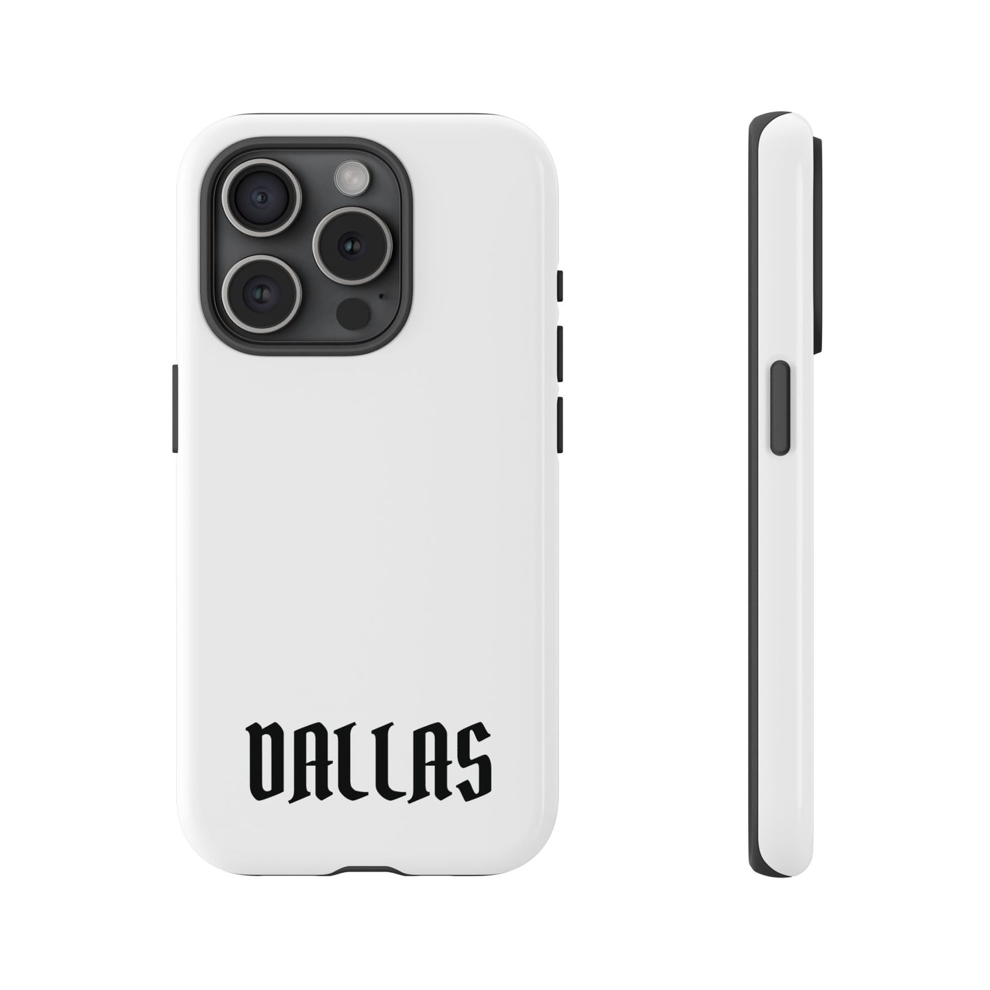 Dallas Gothic iPhone White Cases