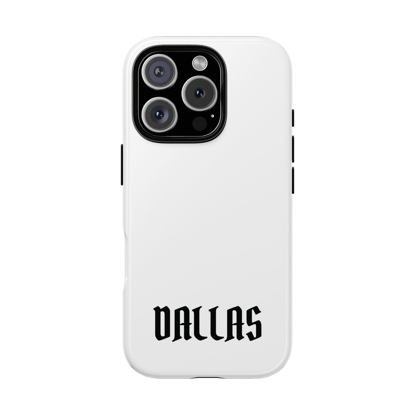 Dallas Gothic iPhone White Cases