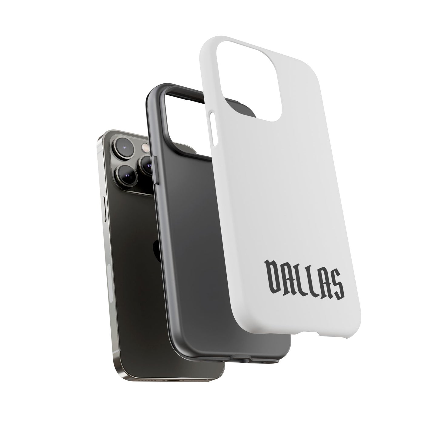 Dallas Gothic iPhone White Cases