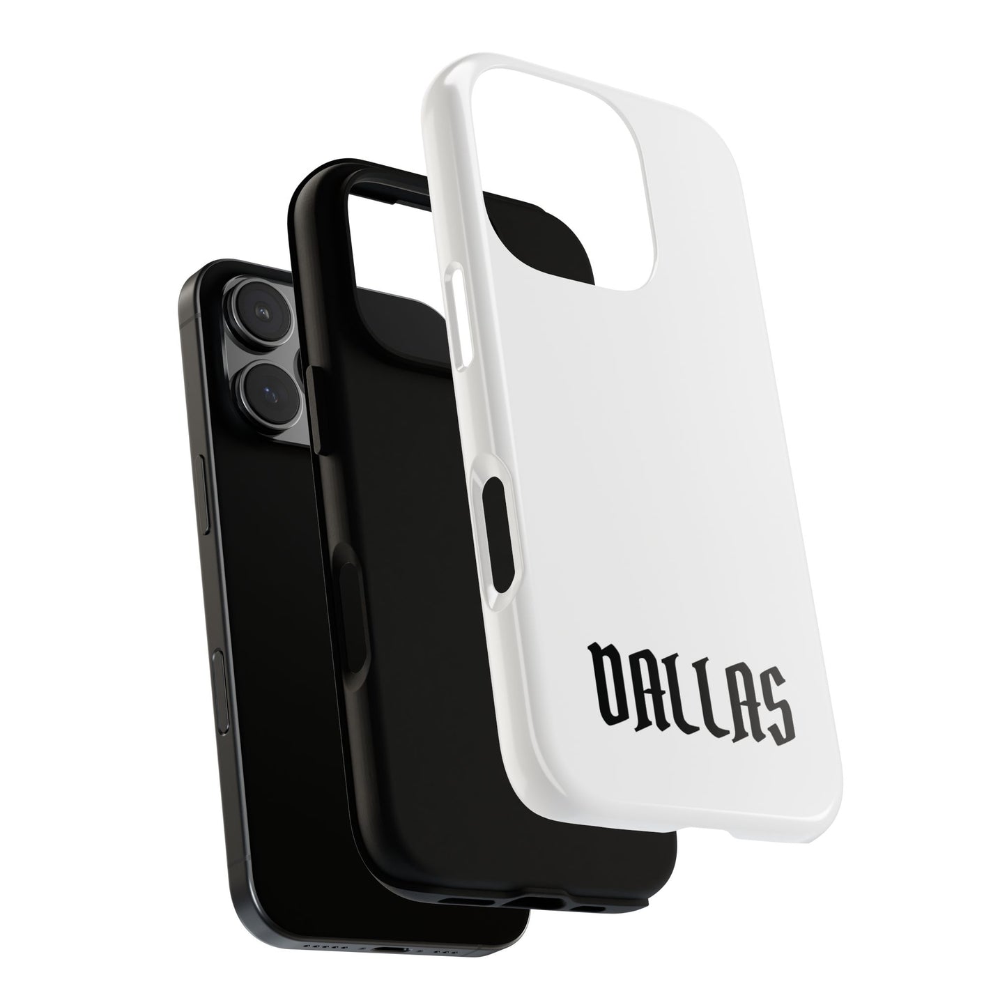 Dallas Gothic iPhone White Cases