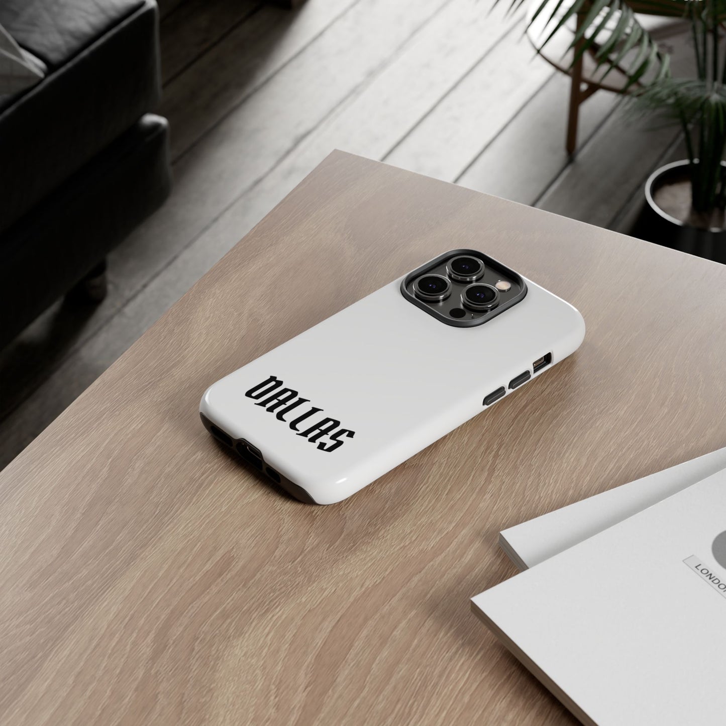 Dallas Gothic iPhone White Cases